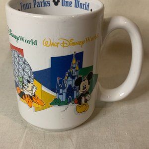 Walt Disney World Four Parks One World Grandpa Large Coffee Mug Ceramic